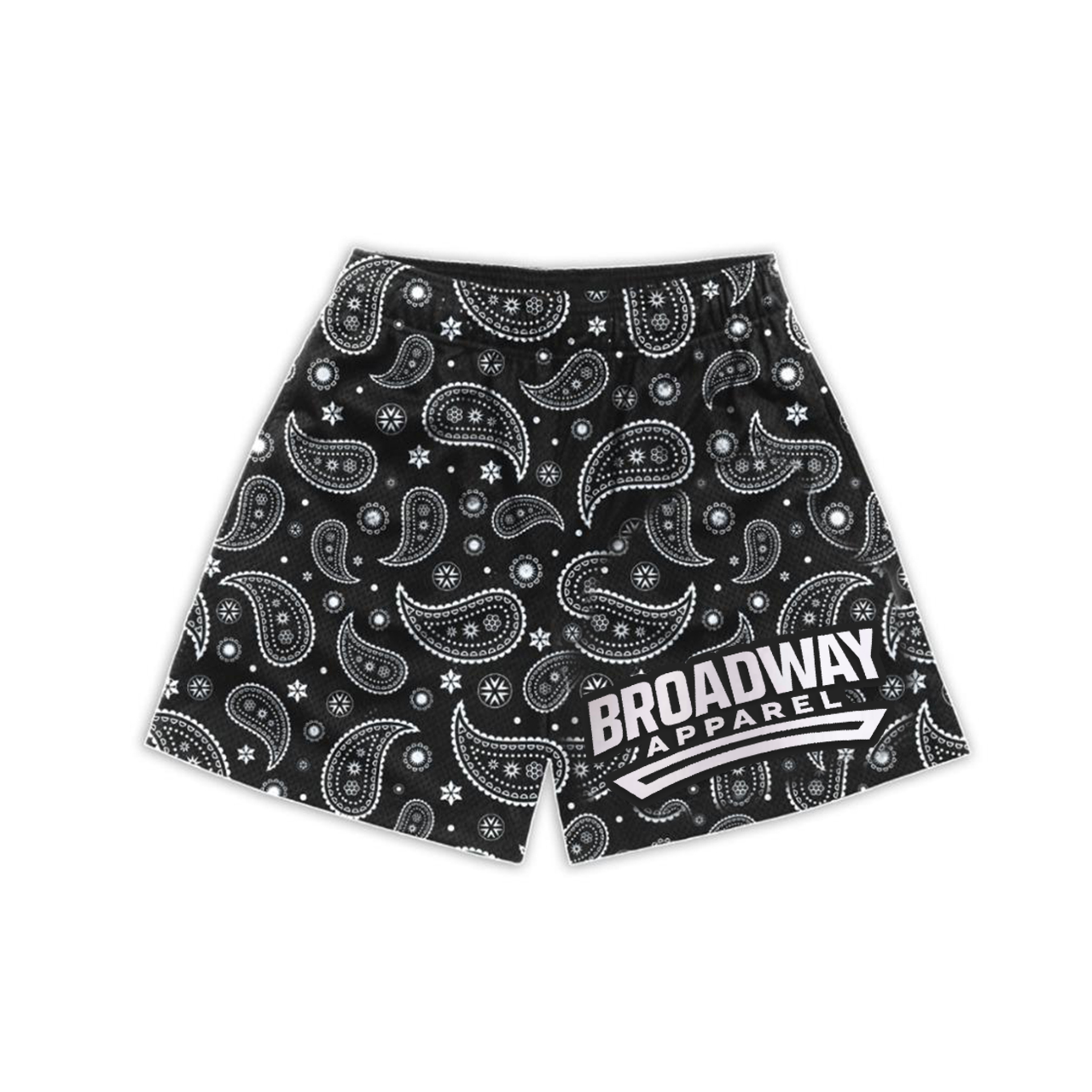 Black Bandana Mesh short