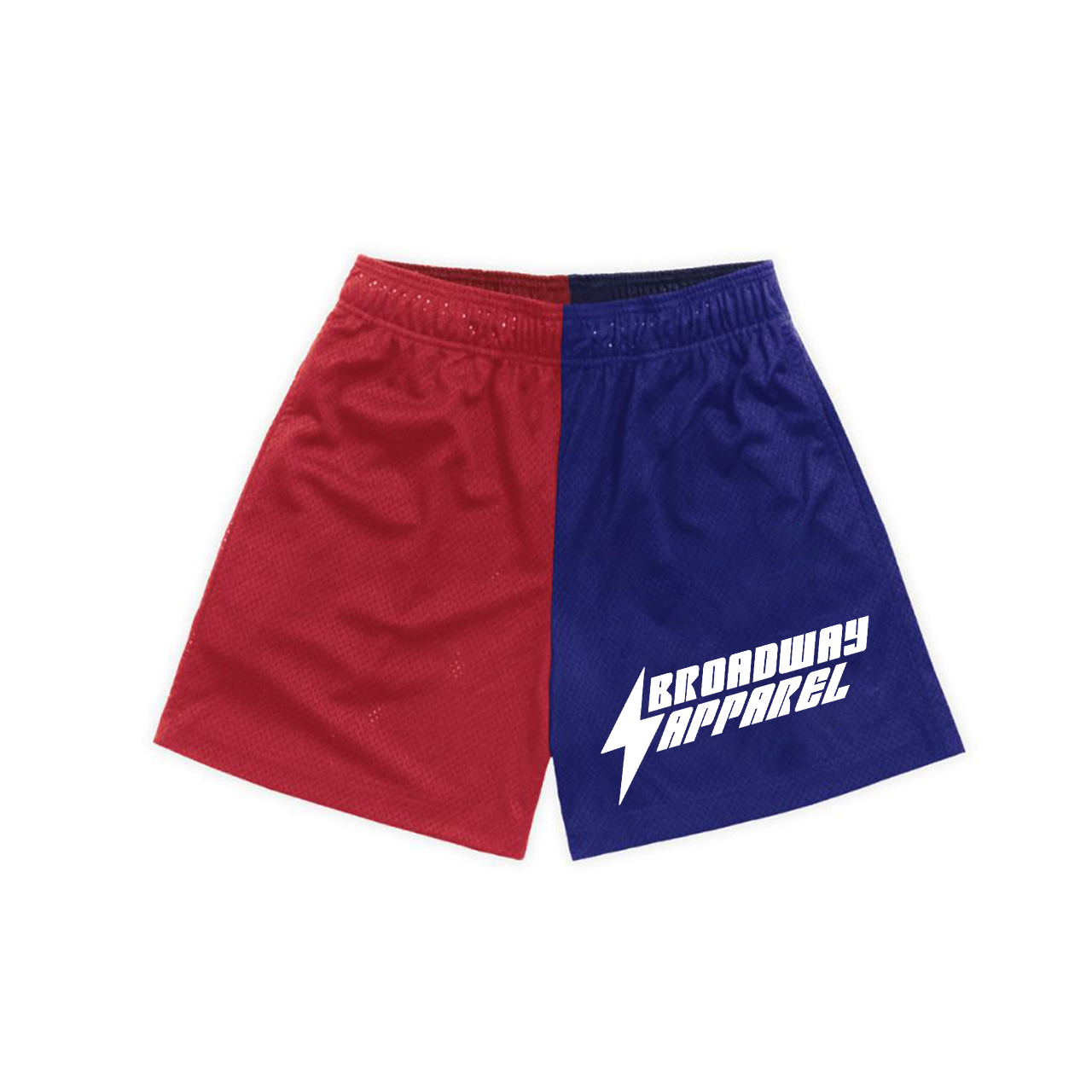 RED & NAVY BLUE MESH SHORT